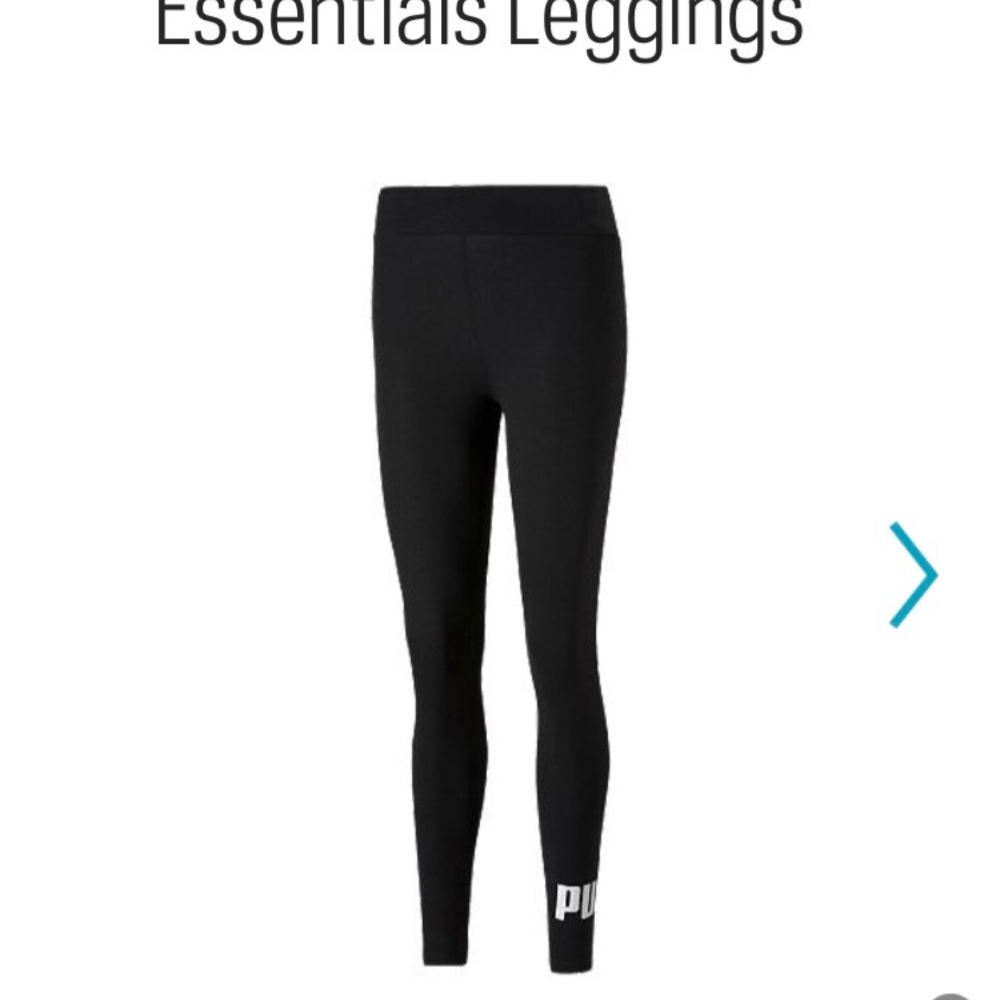 Puma leggings. Size L. Black.